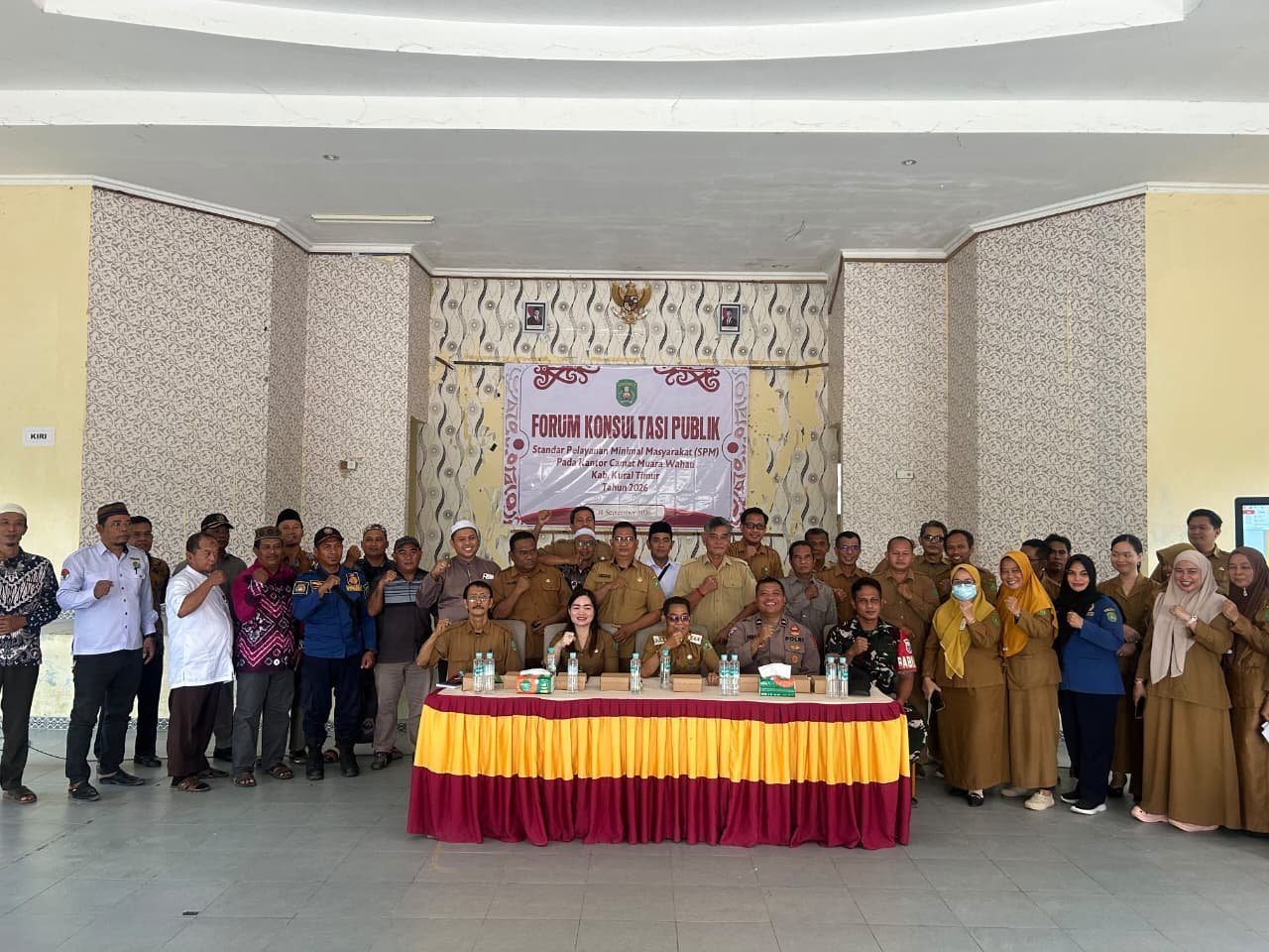 FKP Muara Wahau Bahas Mekanisme Pelayanan, Babinsa Turut Hadir