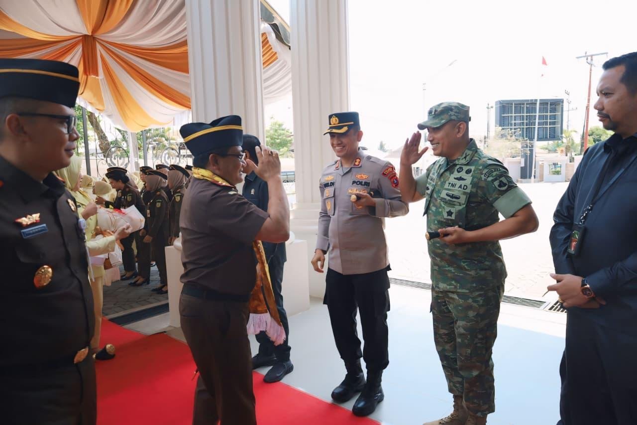 Forkopimda Tapin Terima Kunjungan Kajati Kalsel, Dandim Tegaskan Pentingnya Koordinasi