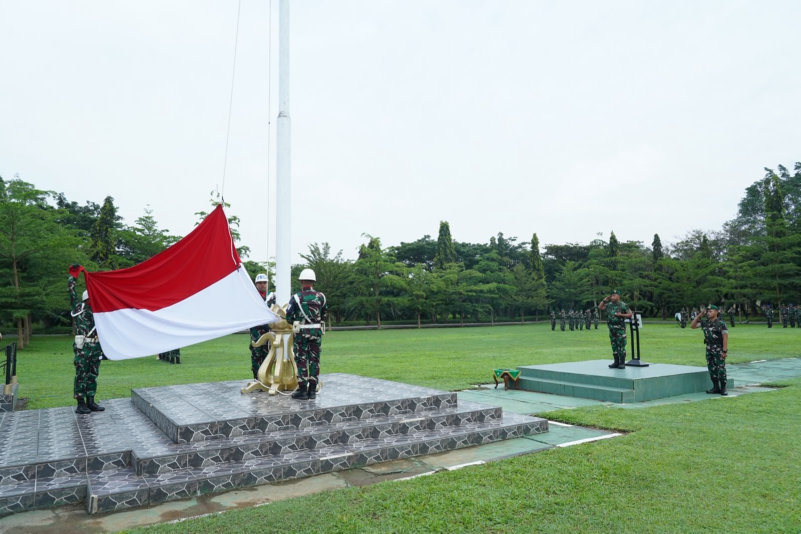 Kedisiplinan dan Nasionalisme Ditegaskan pada Upacara 17-an Makorem 012/Teuku Umar
