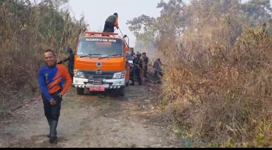 Karhutla Hanguskan Sekitar 1 Hektare Lahan di Sangatta, Tim Gabungan Berhasil Padamkan Api