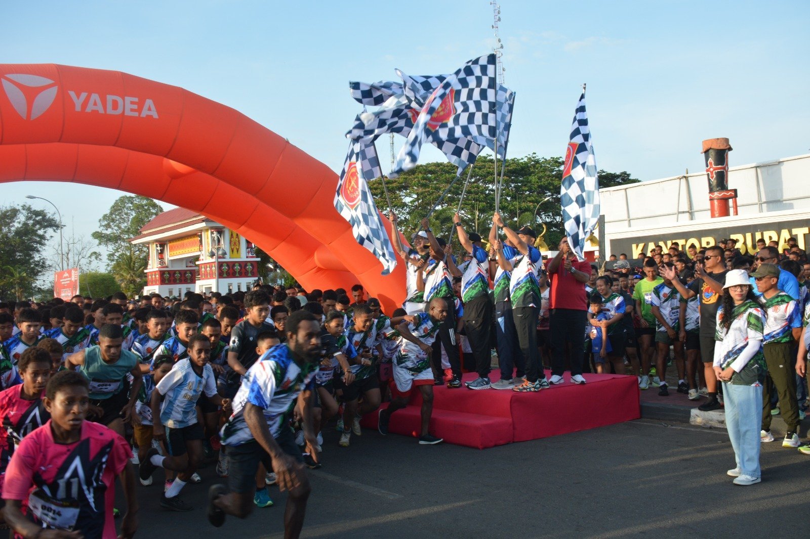 Merauke Gelar Fun Run 5K HUT ke-81 TNI, Pangdam: Kekuatan TNI Bersumber dari Rakyat