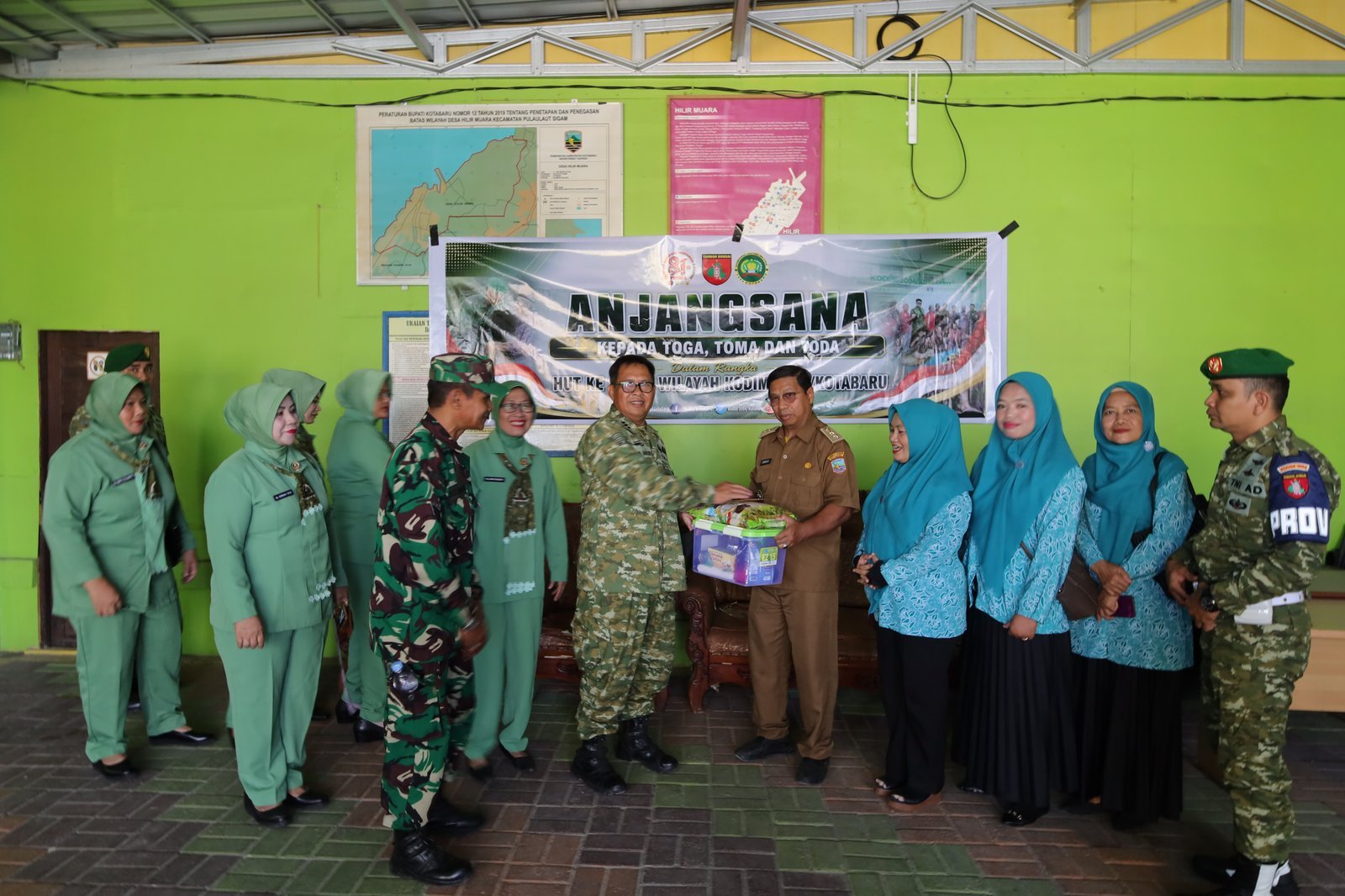 Kodim 1004/Kotabaru Kunjungi Tokoh Lokal Sebelum HUT TNI ke-81