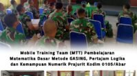 GASING: Metode Matematika untuk Tingkatkan Ketajaman Berpikir Prajurit Kodim 0105/Abar GASING: Metode Matematika untuk Tingkatkan Ketajaman Berpikir Prajurit Kodim 0105/Abar