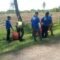 Sapu Bersih Sampah Plastik di Pantai Lhok Naga Permai Dipimpin Babinsa
