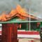 Pasar Wogikel Terbakar, Babinsa Tetap Selamatkan Warga Meski Pos Koramil Runtuh
