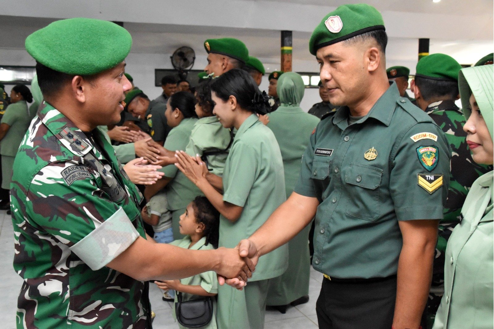 Kenaikan Pangkat 54 Prajurit di Merauke, Dipimpin Danrem 174/ATW