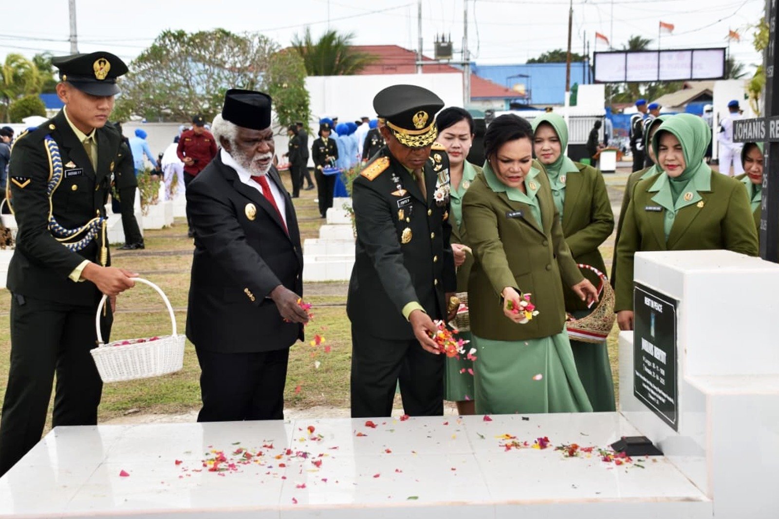 Upacara Ziarah Nasional HUT ke-81 TNI Digelar Khidmat di Merauke