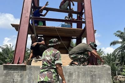 Perakitan Klim Tiang dan Pengelasan Jadi Fokus Pembangunan Jembatan Perintis Cibubukan