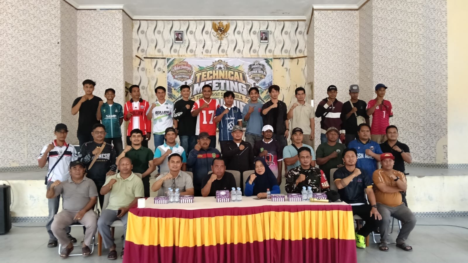 Gedung BPU Muara Wahau Jadi Lokasi Technical Meeting Wahau Cup 3