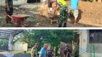 Babinsa Koramil 01/SM Bantu Warga Angkut Tanah Timbunan di Desa Tutut Babinsa Koramil 01/SM Bantu Warga Angkut Tanah Timbunan di Desa Tutut
