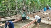 Gotong Royong Bersama TNI, Kodim Abdya Bangun 18 Jembatan Beton Gotong Royong Bersama TNI, Kodim Abdya Bangun 18 Jembatan Beton