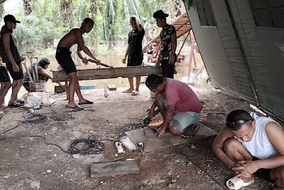 Perakitan Besi Masuk Tahap Penting Pembangunan Jembatan Perintis Aceh Singkil