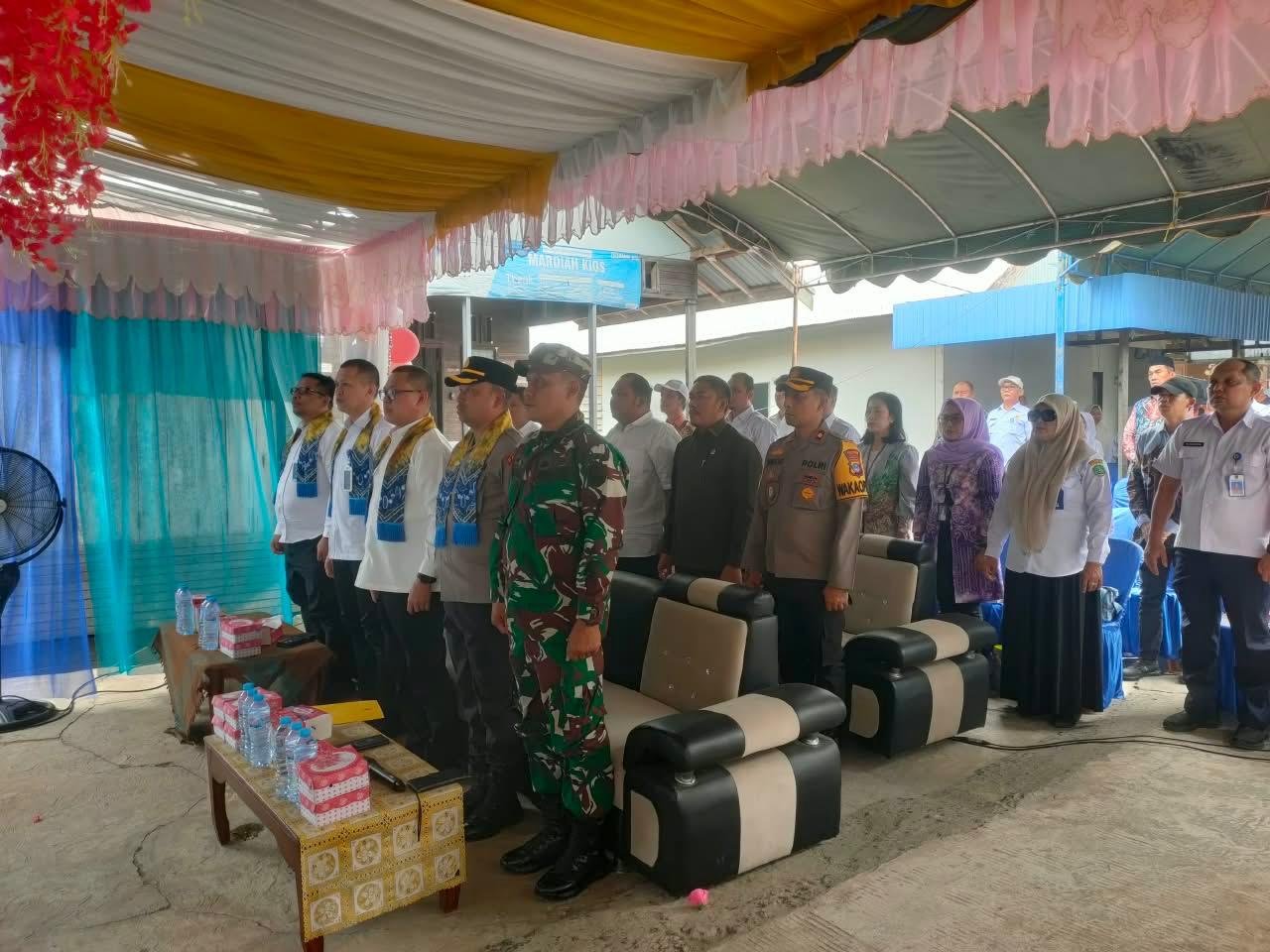 Pasiter Kodim 1010/Tapin Ikut Peresmian SPPG 3T di Buas-Buas