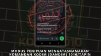 Modus Penipuan WA: Pengakuan Sebagai Dandim 1010/Tapin, Warga Diminta Hati-hati