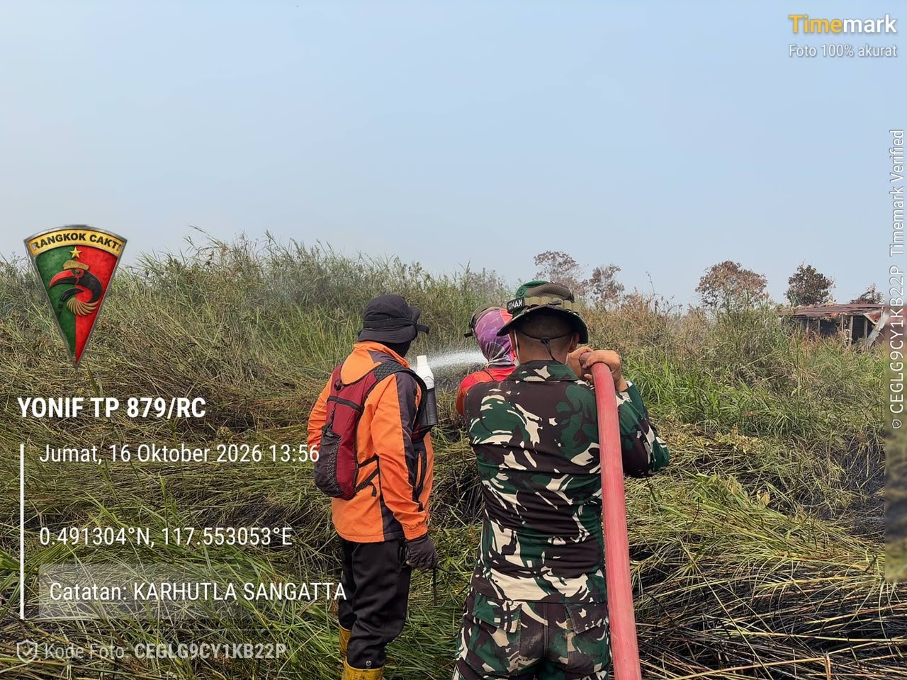 Api di Sangatta Utara Padam, 30 Hektare Lahan Selamatkan dari Kebakaran