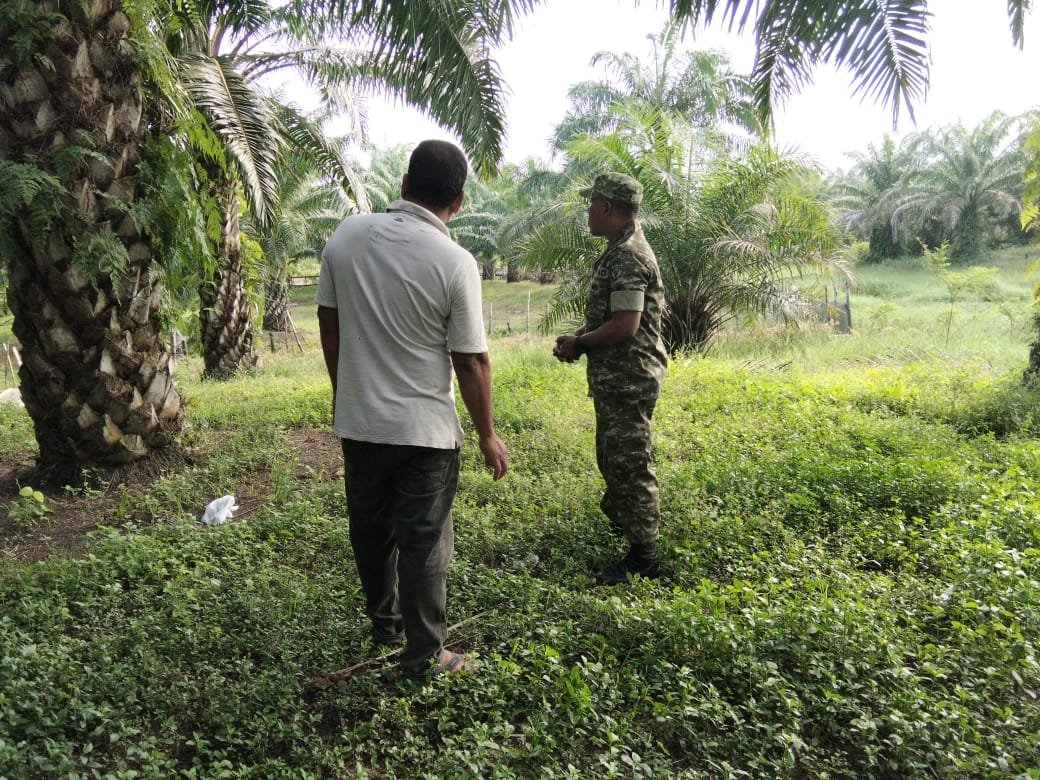 Patroli Rawan Bencana di Panga Sasar Kebun dan Peternakan Kambing Warga Aceh Jaya