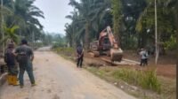 Jembatan Sementara Dibangun di Jambo Papan, Akses Antar Kecamatan Tetap Terjaga