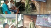 Pembukaan Lahan Tanpa Bakar Jadi Pesan Babinsa dalam Komsos Bersama Masyarakat