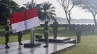 Kodim 0114/Aceh Jaya Gelar Upacara Bulanan, Kapten Inf Izdihar Bertindak Sebagai Inspektur Upacara