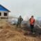 Dua Lokasi di Tapin Terbakar, Babinsa dan Relawan Turun Tangan