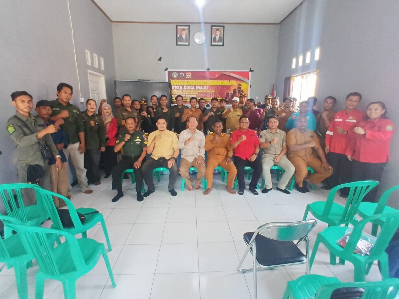 Pembentukan MPA di Kongbeng: Babinsa Hadir Dukung Pencegahan Karhutla