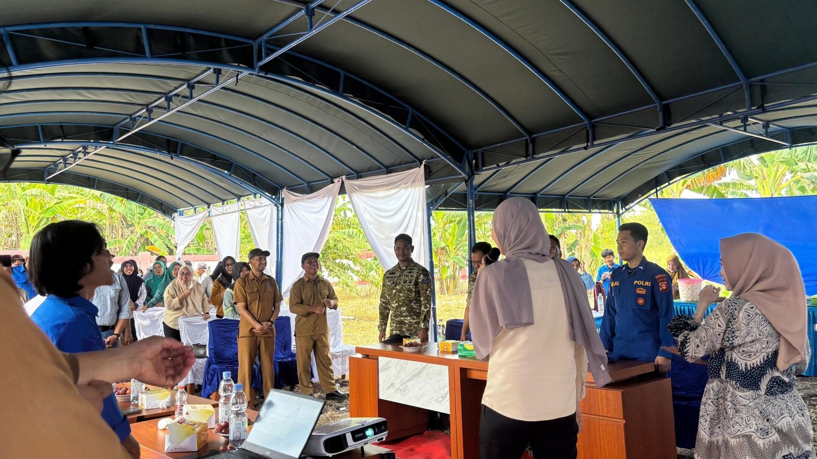 Babinsa Serma Catur Hadiri Musrenbangdes Muara Bengalon Bahas RKPDes 2027