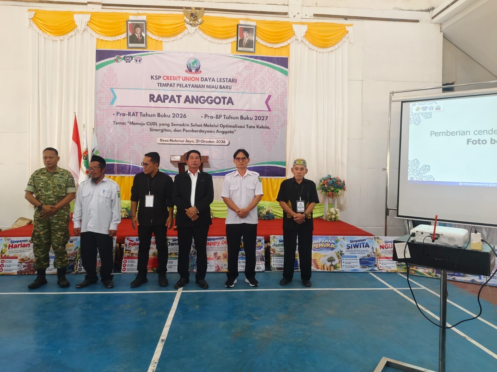 RAT KSP Credit Union Daya Lestari di Kongbeng Diikuti 1.000 Mitra, Babinsa Wakili Danramil
