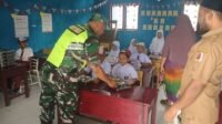 Koramil 05/Darul Makmur Dampingi MBG untuk Siswa SD