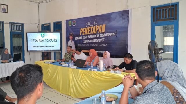 Musrenbangdes Kaliorang Sepakati RKPDes 2027, Babinsa Ikut Hadir