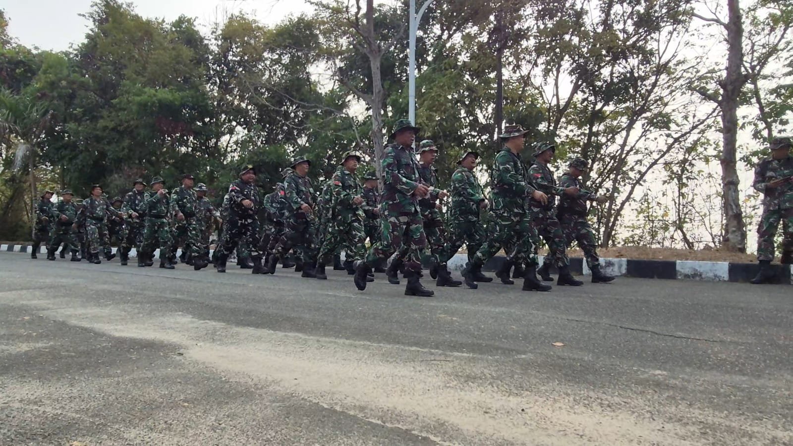 Hanmars 5 Km Kodim 0909/Kutai Timur Dilaksanakan di Bukit Pelangi
