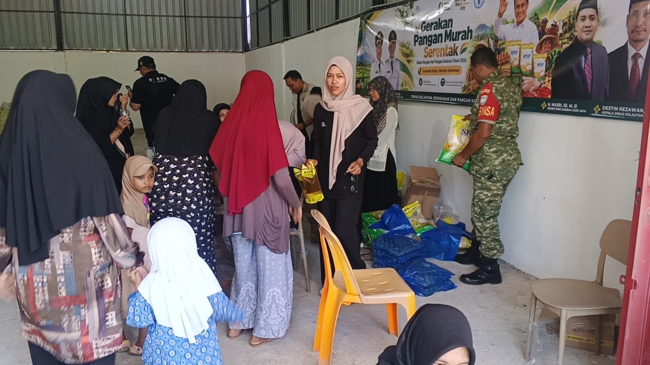 Gerakan Pangan Murah Hari Pangan Sedunia Hadir di Lhok Timon, Bantu Warga Akses Sembako Terjangkau