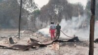 Padamkan Api di Baringin A, Tim Gabungan Selamatkan Lahan Dua Hektare