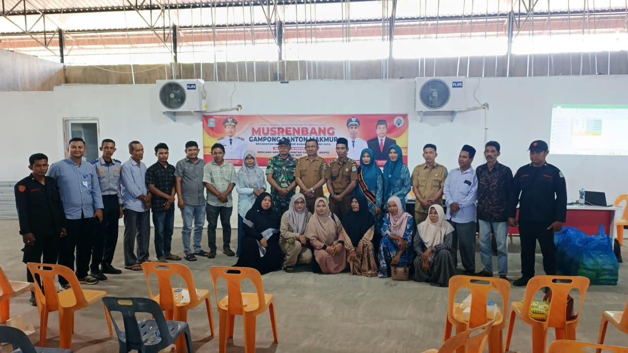 Musrenbang Desa Panton Makmur Bahas Prioritas Pembangunan Untuk Tahun 2027
