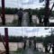 Babinsa Sungai Mas Pantau Debit Sungai dan Kondisi Jembatan Gantung Kajeung