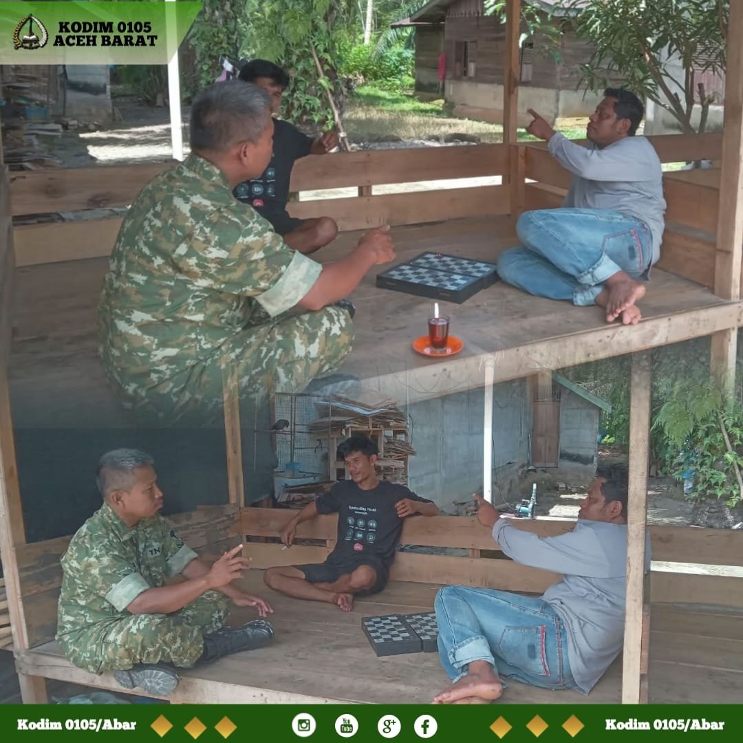 Kedekatan Babinsa dan Warga Jadi Modal Memperkuat Keamanan serta Kebersamaan di Samatiga