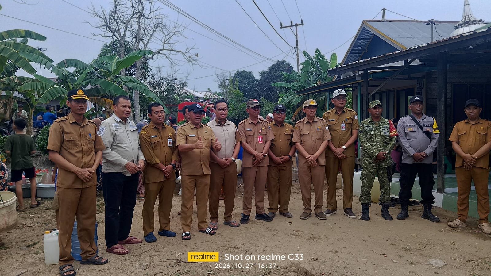 ‎TNI Bersama Pemerintah Daerah Pastikan Ketersediaan Air Bersih Warga Purwosari II