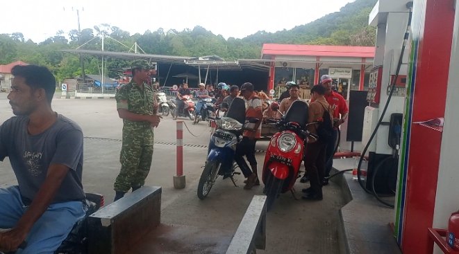 Koramil 01/Jaya Tingkatkan Kewaspadaan terhadap Gangguan Keamanan di SPBU