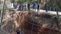 TNI Laksanakan Pemasangan Struktur Penahan Tanah untuk Lindungi Desa Malang